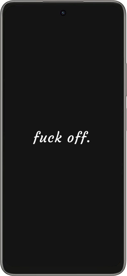 Силиконовый чехол Fuck off для Oppo A5 PRO - 4731u-3956 изображение 