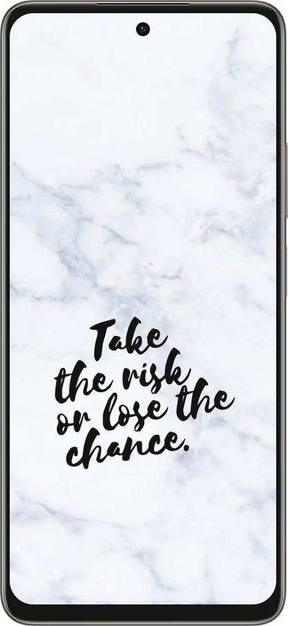 Силиконовый чехол Рискнуть или потерять шанс для Oppo A5 PRO - 4866u-3956 изображение 