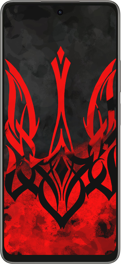 Силиконовый чехол Герб Украины v2 для Oppo A5 PRO - 5312u-3956 изображение 