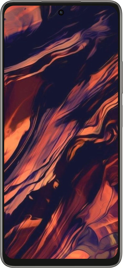 Силиконовый чехол Черно-оранжевая абстракция для Oppo A5 PRO - 5340u-3956 изображение 