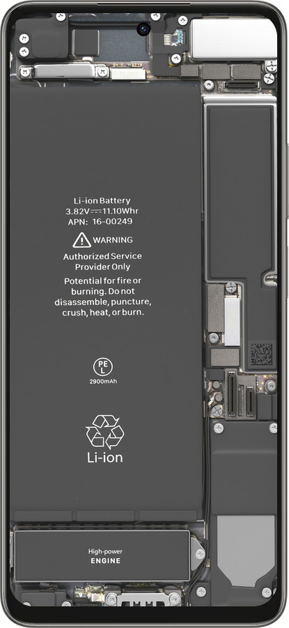 Силиконовый чехол Детали смартфона для Oppo A5 PRO - 5487u-3956 изображение 