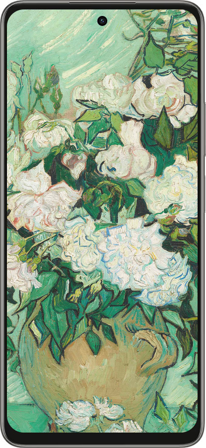 Силиконовый чехол Винсент Ван Гог. Ваза с розами для Oppo A5 PRO - 5543u-3956 изображение 