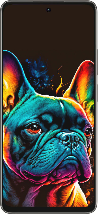 Силиконовый чехол Яркий бульдог для Oppo A5 PRO - 5547u-3956 изображение 