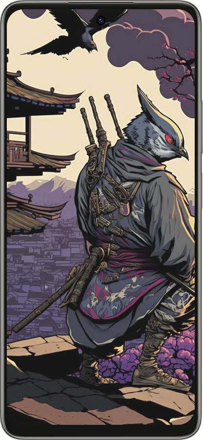 Силиконовый чехол Птица воин для Oppo A5 PRO - 5587u-3956 изображение 