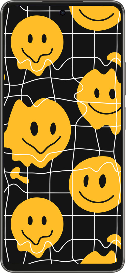 Силиконовый чехол Смайлы v3 для Oppo A5 PRO - 5623u-3956 изображение 