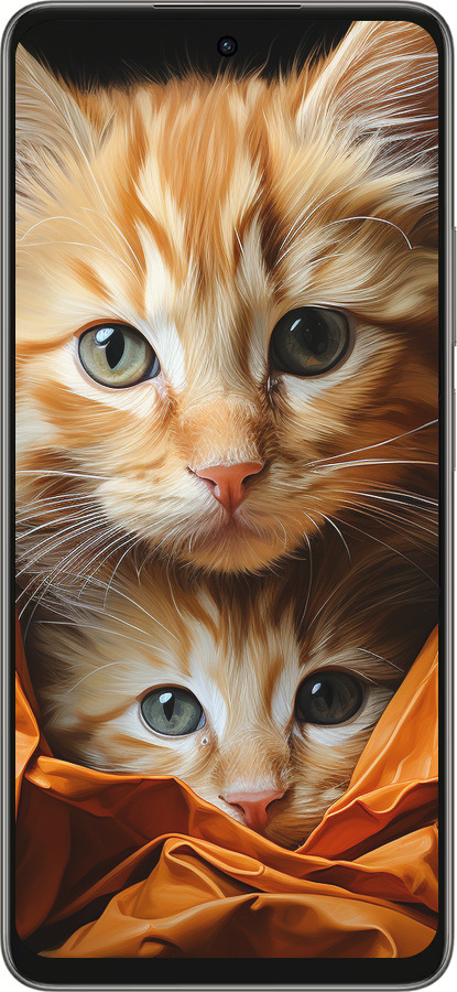 Силіконовий чехол Котики 2 для Oppo A5 PRO - 5664u-3956 изображение 