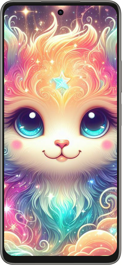 Силиконовый чехол Сказочный котенок для Oppo A5 PRO - 5813u-3956 изображение 
