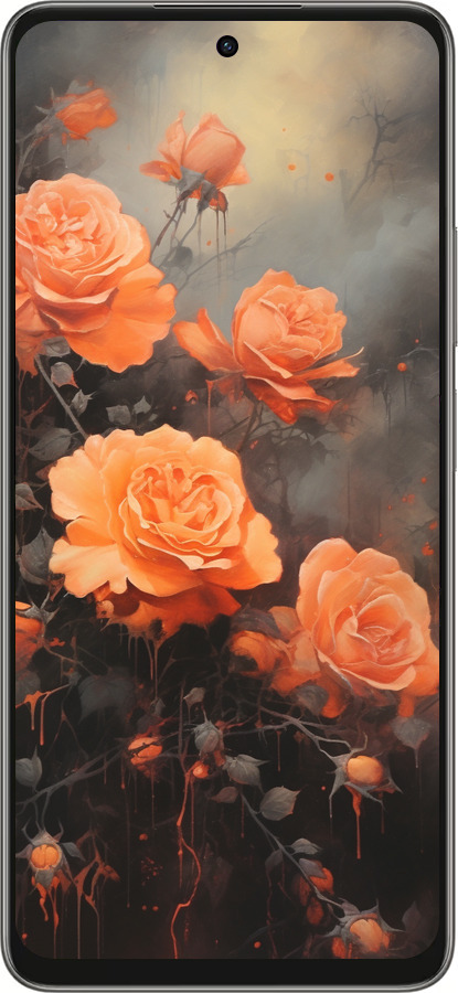 Силиконовый чехол Оранжевые розы для Oppo A5 PRO - 5944u-3956 изображение 