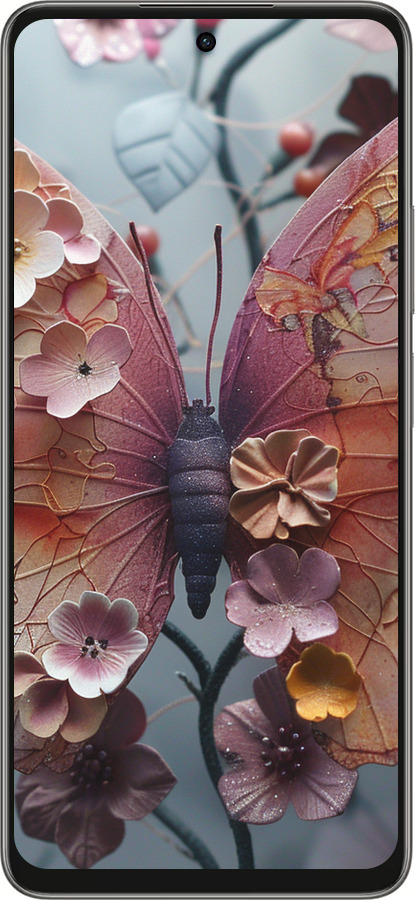 Силиконовый чехол Fairy Butterfly для Oppo A5 PRO - 6048u-3956 изображение 