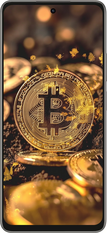 Силіконовий чехол Золота лихоманка біткойна для Oppo A5 PRO - 6089u-3956 изображение 