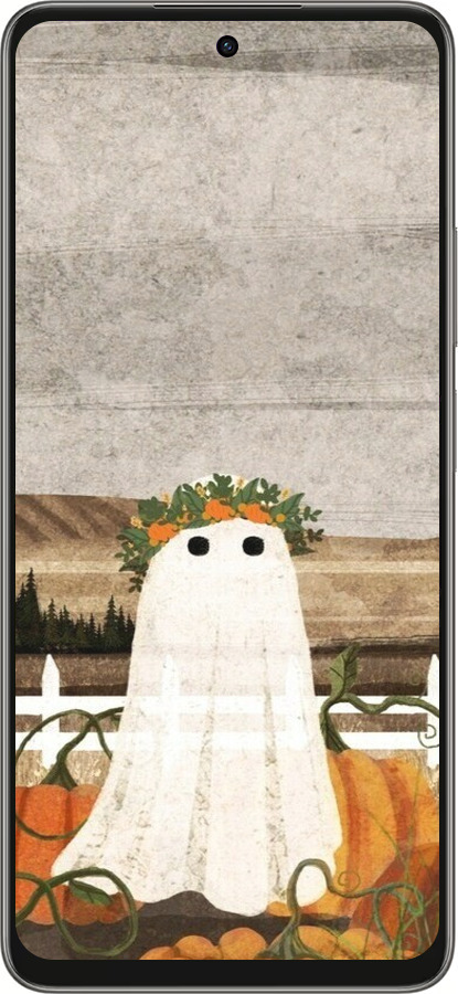 Силиконовый чехол Призрак для Oppo A5 PRO - 6245u-3956 изображение 