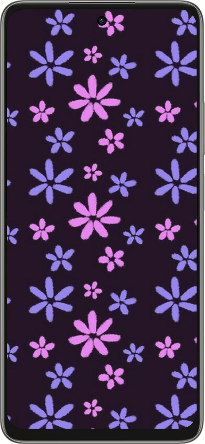 Силиконовый чехол с  цветами для Oppo A5 PRO - 6258u-3956 изображение 