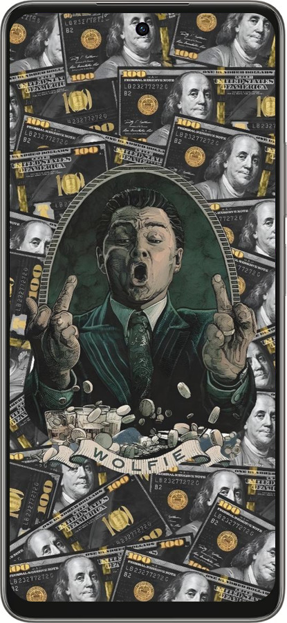 Силиконовый чехол Волк с валл стрит для Oppo A5 PRO - 6287u-3956 изображение 