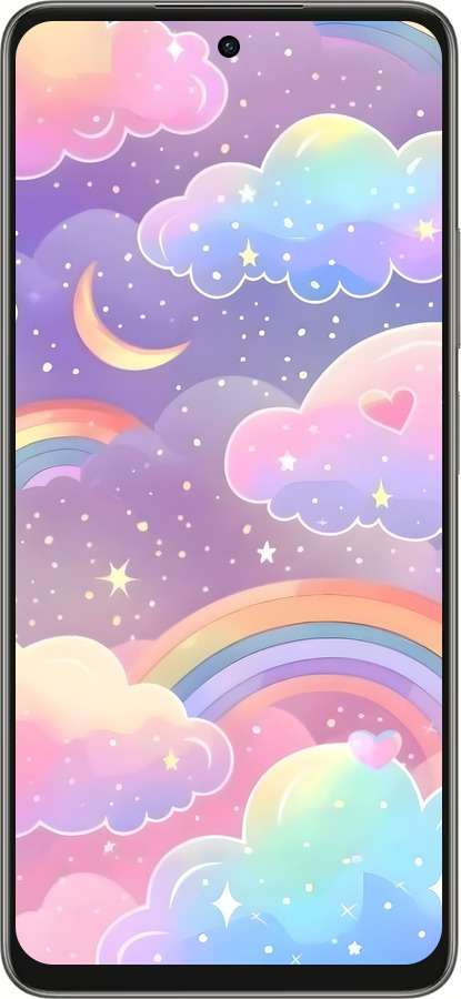 Силіконовий чехол Хмари та веселка для Oppo A5 PRO - 6312u-3956 изображение 