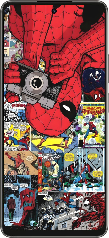 Силиконовый чехол Человек паук 2 для Oppo A5 PRO - 6333u-3956 изображение 