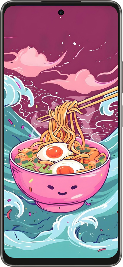 Силиконовый чехол Рамен для Oppo A5 PRO - 6360u-3956 изображение 