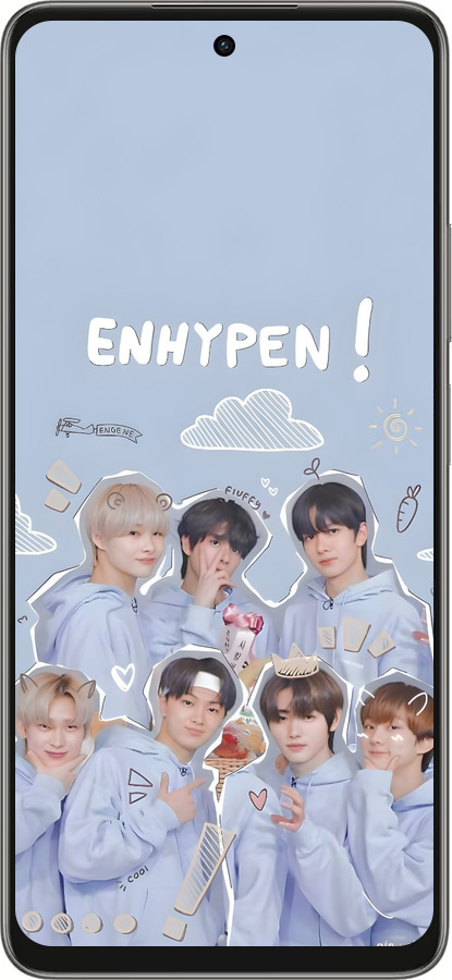 Силиконовый чехол Энхайпен для Oppo A5 PRO - 6362u-3956 изображение 