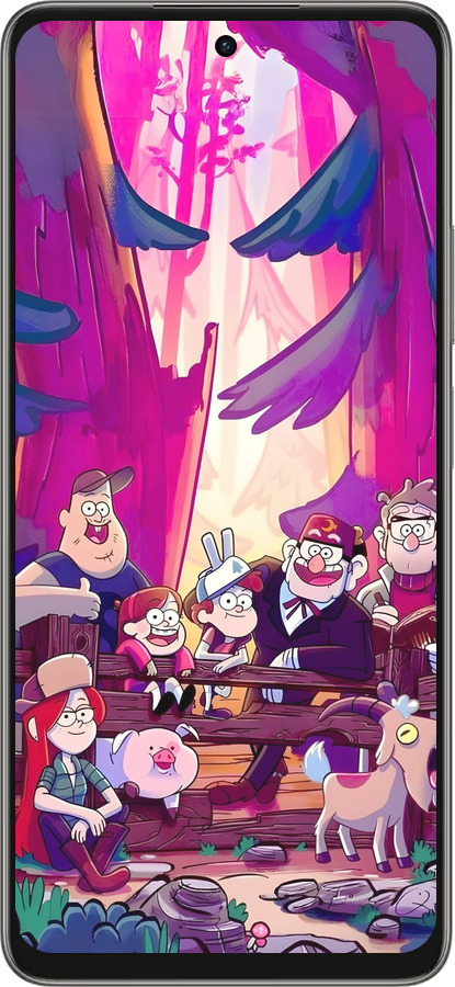 Силіконовий чехол Гравити Фолз для Oppo A5 PRO - 6365u-3956 изображение 