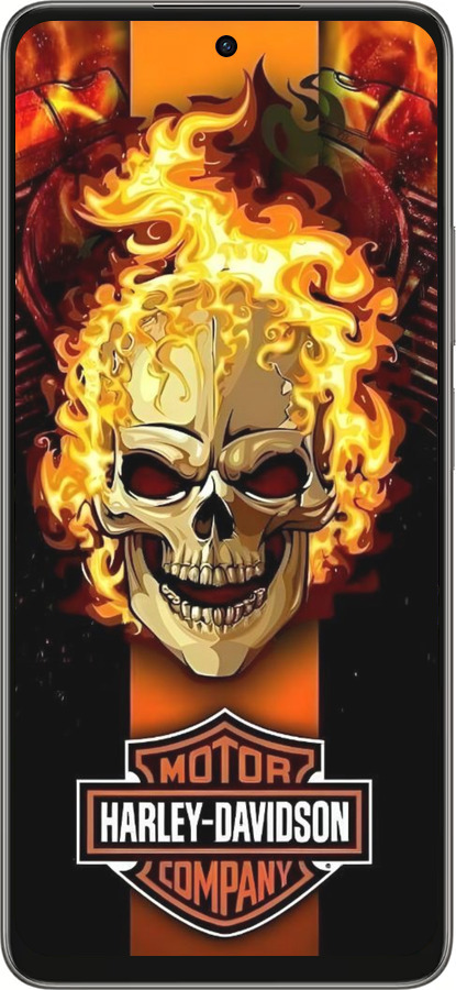 Силиконовый чехол Харлей девидсон для Oppo A5 PRO - 6370u-3956 изображение 