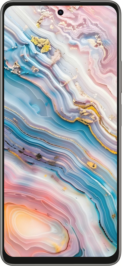 Силиконовый чехол Мрамор красивый для Oppo A5 PRO - 6376u-3956 изображение 
