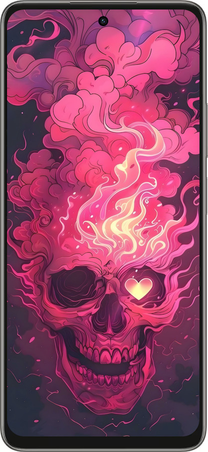 Силиконовый чехол Череп арт для Oppo A5 PRO - 6385u-3956 изображение 