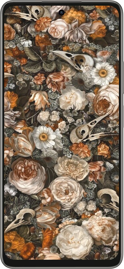 Силиконовый чехол В стиле барокко-мрачный для Oppo A5 PRO - 6404u-3956 изображение 