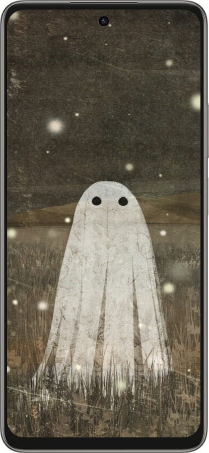 Силиконовый чехол Привидение и светлячки для Oppo A5 PRO - 6406u-3956 изображение 