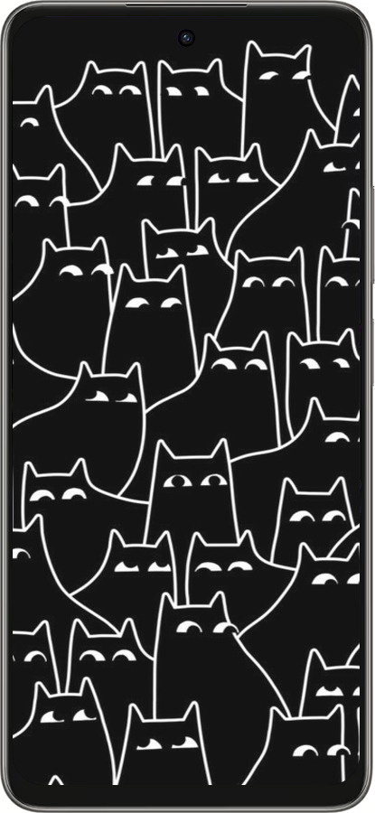 Силиконовый чехол С изображением кошек для Oppo A5 PRO - 6470u-3956 изображение 