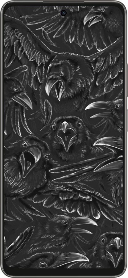 Силиконовый чехол Воронья ярость для Oppo A5 PRO - 6474u-3956 изображение 