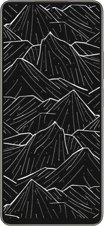 Силиконовый чехол С изображением Темных гор для Oppo A5 PRO - 6489u-3956 изображение 