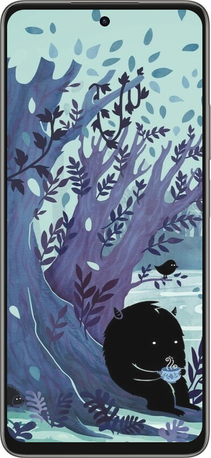 Силиконовый чехол Арт принт Тихое место чая для Oppo A5 PRO - 6544u-3956 изображение 