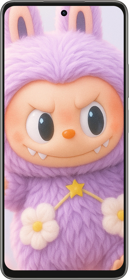 Силиконовый чехол Лабубу для Oppo A5 PRO - 6708u-3956 изображение 