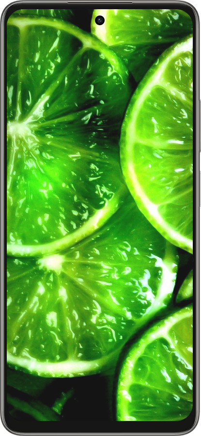 Силиконовый чехол Зелёные дольки лимона для Oppo A5 PRO - 852u-3956 изображение 
