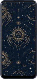 TPU чехол Celestial Harmony: Sun & Moon Gold Mystic Pattern для Oppo A52 - 6778b-1930 изображение 