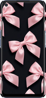 3D пластиковий матовий чехол Coquette Ribbons Dark Coquette для Oppo A52 - 6767m-1930 изображение 