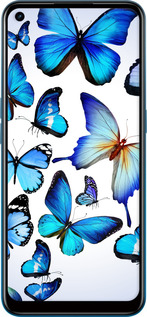 TPU чехол Бабочки для Oppo A53 - 6023b-568 изображение 