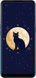 TPU чехол Cute Cat Celestial/Witchy для Oppo A53 - 6787b-568 изображение 