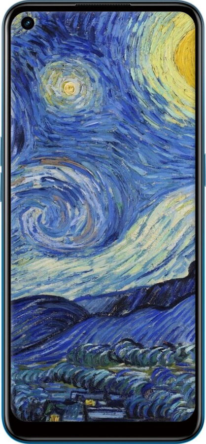 TPU чехол «Звездная ночь» Винсента Ван Гога для Oppo A53 - 6433b-568 изображение 