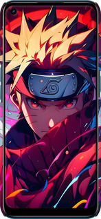 3D пластиковый матовый чехол Наруто для Oppo A53 - 6274m-568 изображение 