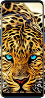 3D пластиковий матовий чехол Леопард для Oppo A53 - 6611m-568 изображение 