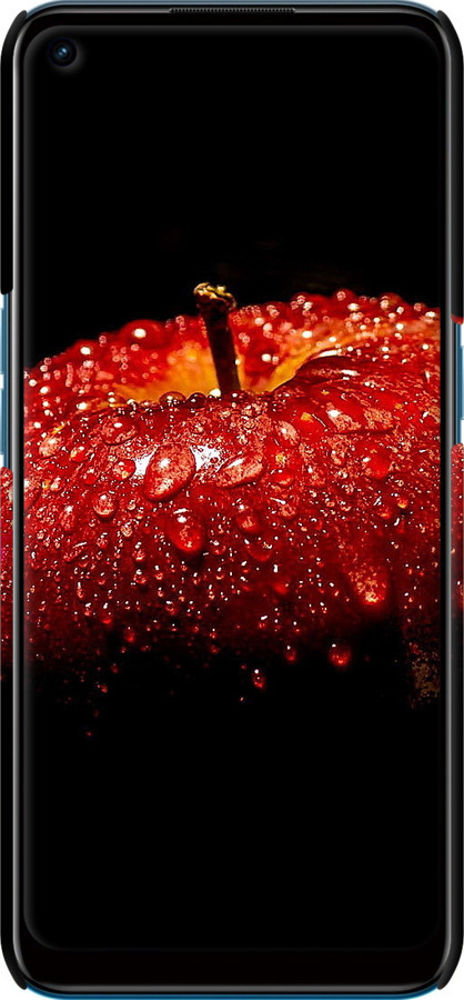 3D пластиковый матовый чехол Яблоко для Oppo A53 - 6022m-568 изображение 
