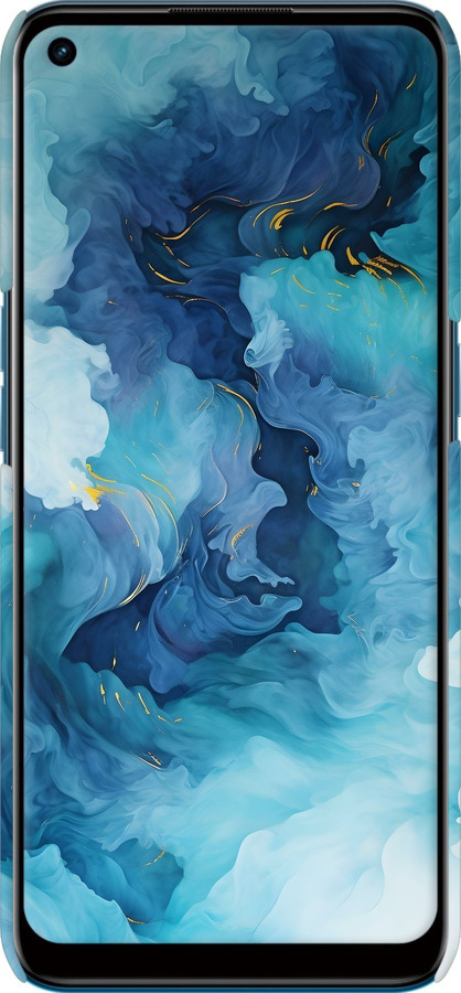 3D пластиковий матовий чехол Акварель для Oppo A53 - 6320m-568 изображение 