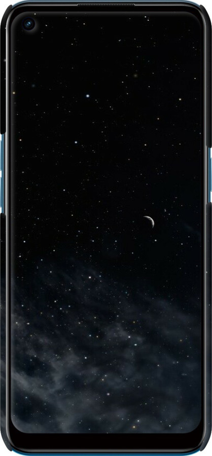 3D пластиковий матовий чехол Нічне небо для Oppo A53 - 6451m-568 изображение 