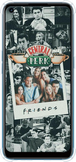 Силіконовий протиударний с посиленими кутами чехол Друзі для Oppo A53 - 6276sp-568 изображение 