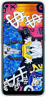 Силикон с усиленными углами чехол Скрудж 2 для Oppo A53 - 6285sp-568 изображение 