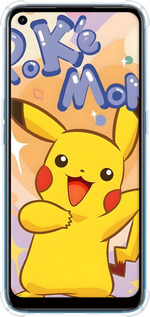 Силикон с усиленными углами чехол Пикачу для Oppo A53 - 6383sp-568 изображение 