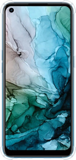 Силіконовий протиударний с посиленими кутами чехол З абстрактним малюнком барвисті Солоні береги для Oppo A53 - 6405sp-568 изображение 