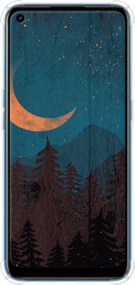 Силикон с усиленными углами чехол Звездный лес для Oppo A53 - 6480sp-568 изображение 