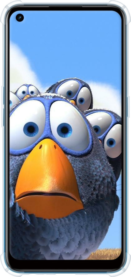 Силикон с усиленными углами чехол Angry Birds для Oppo A53 - 6008sp-568 изображение 