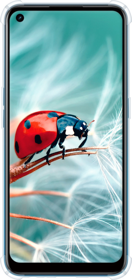 Силіконовий протиударний с посиленими кутами чехол Сонечко для Oppo A53 - 6049sp-568 изображение 